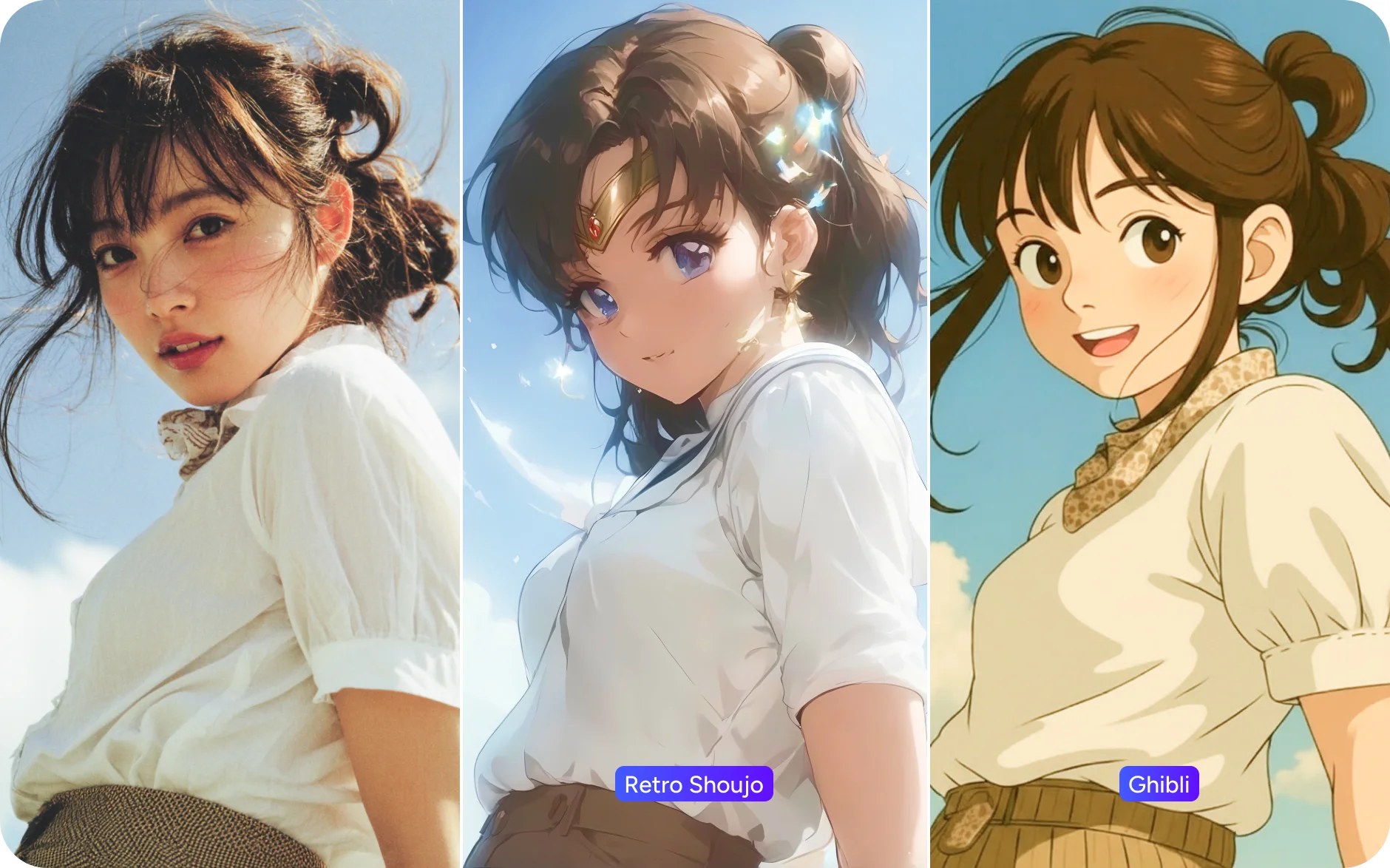 AI EaseのAI写真エフェクトで簡単に写真をイラスト化する